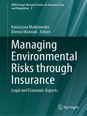 cover image of Managing Environmental Risks through Insurance